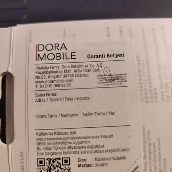 Redmi Buds 3 Lite - Ouno Yetkili Servis Asılsız Arıza Tespiti