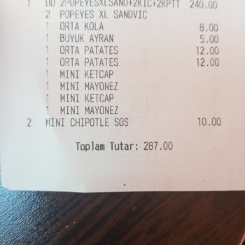 Popeyes'ten Chipotle İstedim Gözümün Önünde Buffalo Ver Geç Verdiler