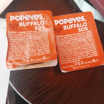 Popeyes'ten Chipotle İstedim Gözümün Önünde Buffalo Ver Geç Verdiler