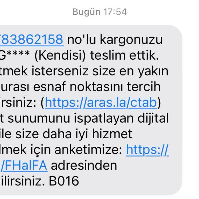 Aras Kargo Şehitkamil İlçesi Dağıtım Yapan Şirket