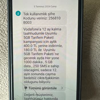 Mercan İletişim Vodafone Şube Çalışanlarının Müşteri Mağdur Etme Çabaları