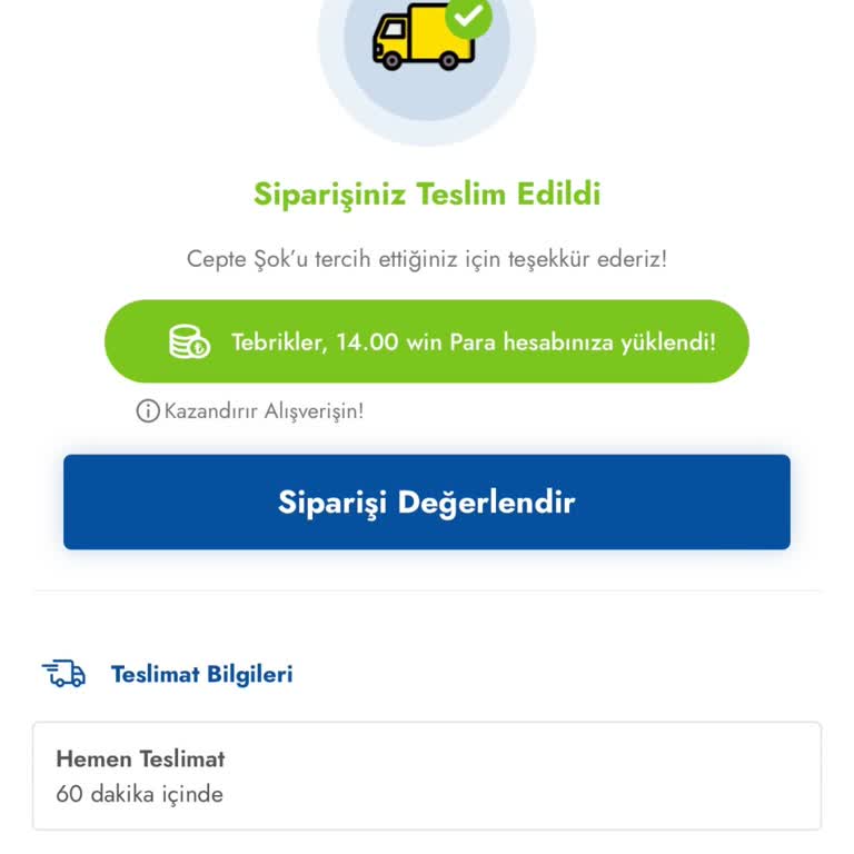 Şok Marketler Teslim Edilmeyen Sipariş