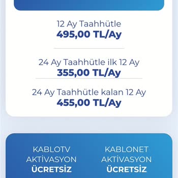 Kablo Net Tursat Online İndirim