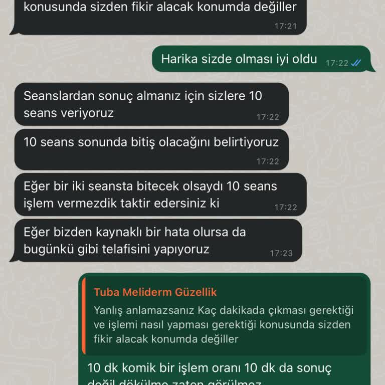 Meliderm Estetik ve Güzellik Sincan Şube Meliderm Güzellik Merkezi Pişmanlıktır.