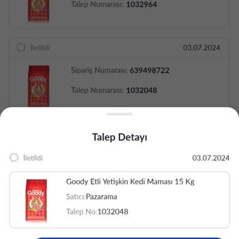 Pazarama Gelmeyen Ürüne Rağmen Paramıza El Koydu