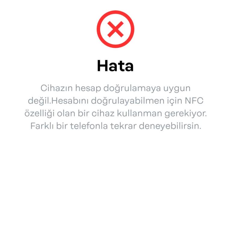 Papara NFC Özelliğim Yok