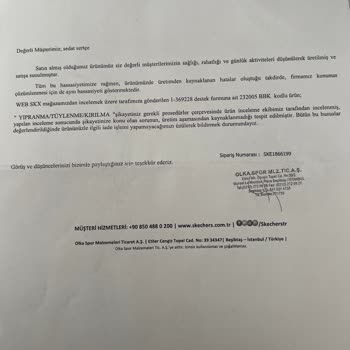 Skechers Ürününün Arkasında Durmuyor.