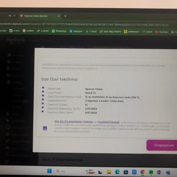 Digiturk'e Kaptırdığım Paralar