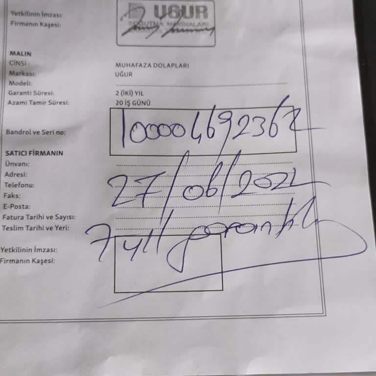 Uğur Derin Dondurucu Dan Şikayet Çim