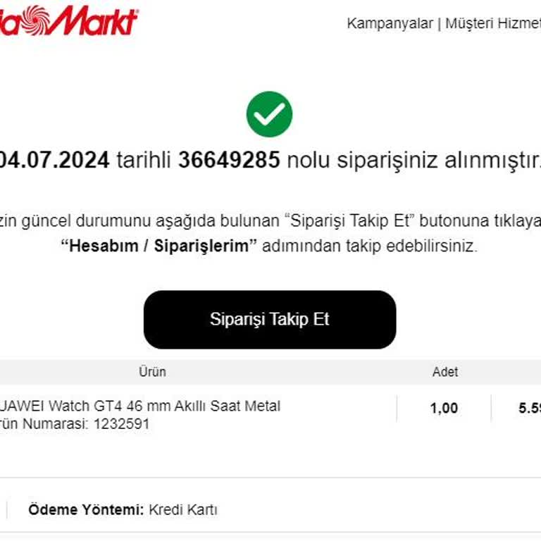 Media Markt Kafasına Göre Sipariş İptal Ediyor!