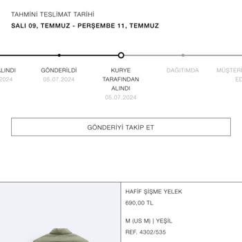 Zara Almış Olduğum Ürün Elime Ulaşmadan Fiyatı Düştü