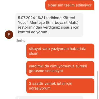 Migros Yemek Pişmanlıktır. Müşteri Temsilcileri Hiç Yardımcı Olmuyor.