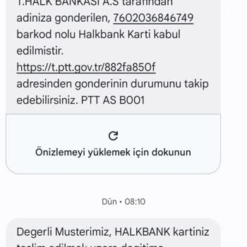 PTT Bank PTT Kurye Adrese Gelmeden Adreste Yok Taşınmış Diye İbare Kullanma