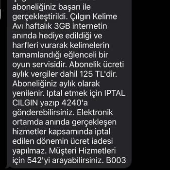 Vodafone Güvenlik Ve Fatura Sorunu