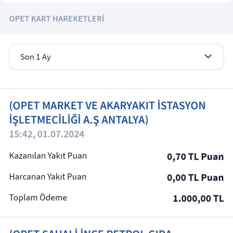 Opet'ten Çözülemeyen Puan Sorunu!