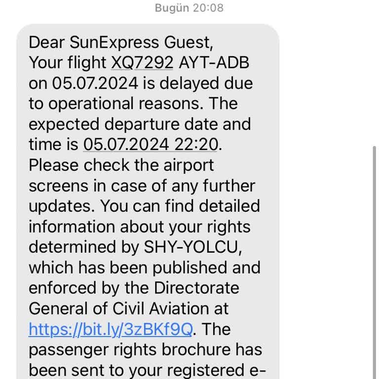 Sunexpress Saçma Sapan Rötar Sorunu