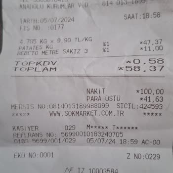 Şok Market Kasiyerin Terbiyesizliği