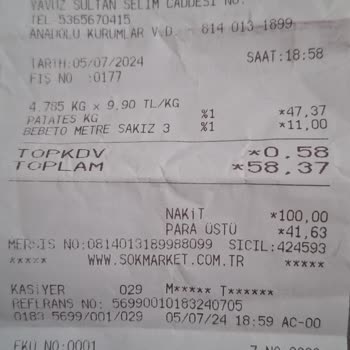 Şok Market Kasiyerin Terbiyesizliği