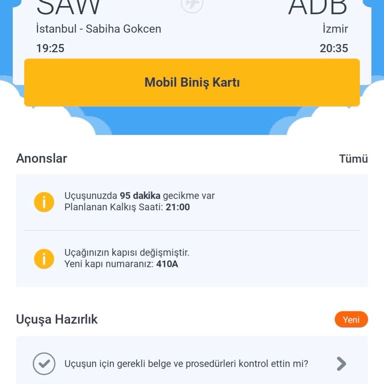 Pegasus Havayolu Şirketinin Uçuşlarının Gecikmesi
