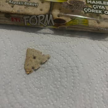 Eti Gıda Eti Form Bisküviden Saç Çıktı
