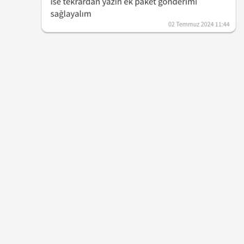 Trendyol Bingo Deterjan Eksik Gönderilmesi