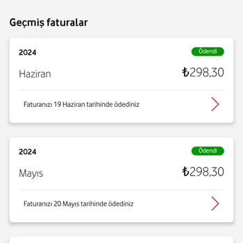 Vodafone Geçebileceğim Tarifeler Bulunamadı.
