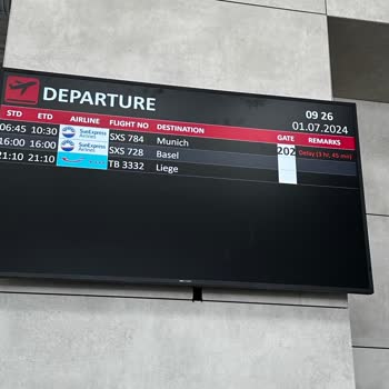 Sunexpress İle Yaşanan Uçuş Gecikmeleri Ve İlgisizlik