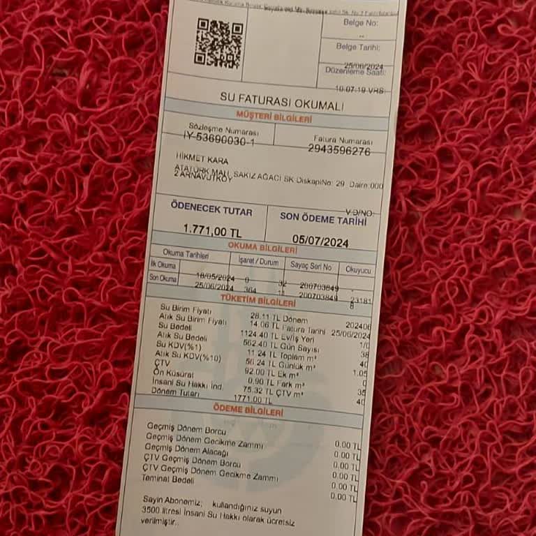 İBB - İstanbul Büyükşehir Belediyesi Fahiş Su Faturası