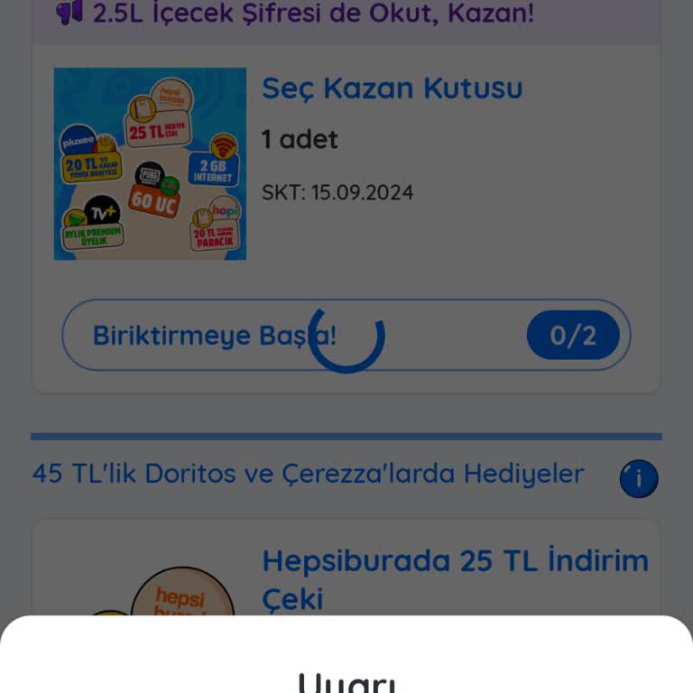 Kazandırio Şifre Okutamıyorum!