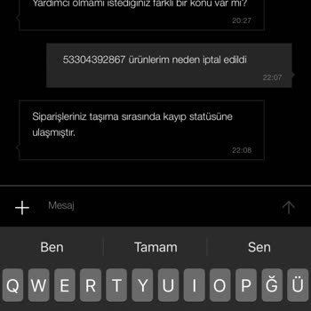 Zara Stok ( Kargo Kayıp Etme)