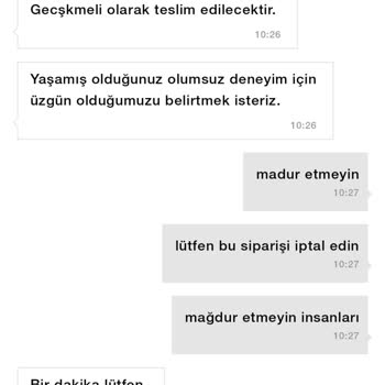 Zara Ücret İadesi Yapmadı