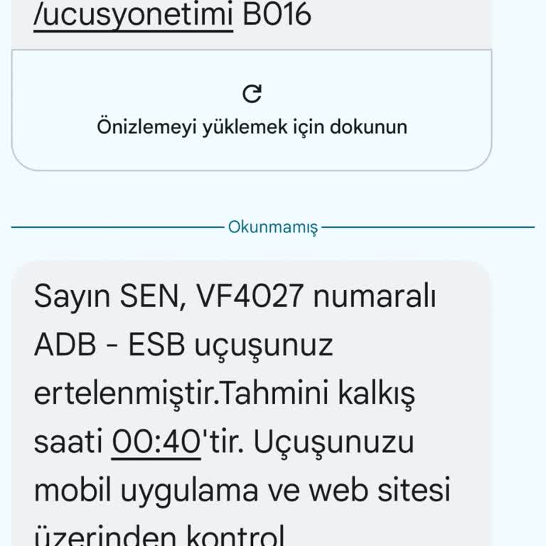 A Jet Uçuş Ertelenmesi