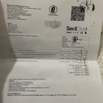 Seçil Store Mağduriyetimin Giderilmesini İstiyorum