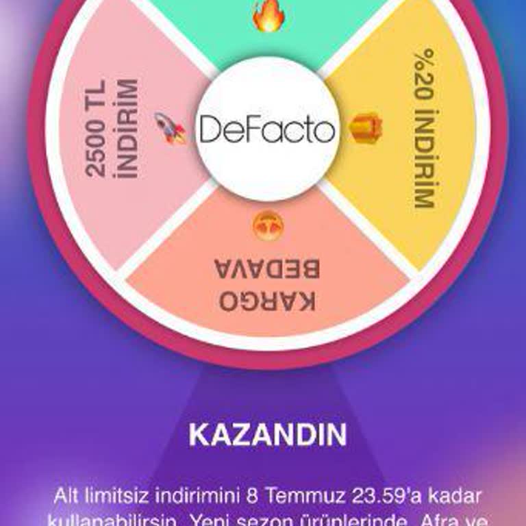 DeFacto İndirim Kupon Süresi Bitmemesine Rağmen Süre Dolmuş Gözüküyor
