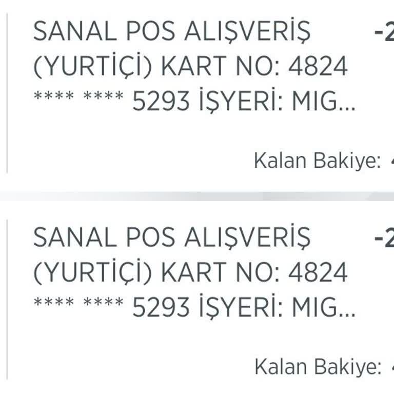 Migros Yemekten Sipariş İade Oldu Ve Ziraat Bankası İadeyi Sağlamadı