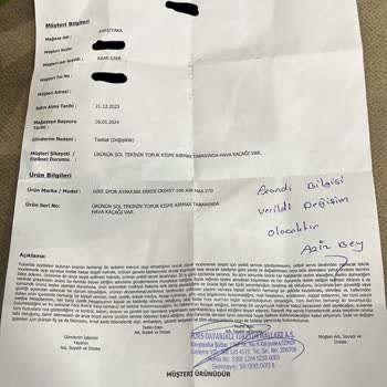 Fors Avm Ayakkabı Değişimi Ve Servis Sıkıntısı