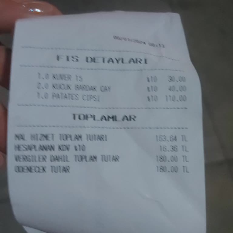 Metro Turizm Metropark Dinlenme Tesislerinde Haksızca Alınan Para