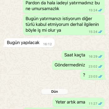 Classy Saat Para İadesi Yapılmadı