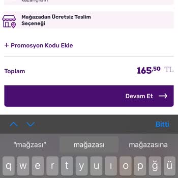 Gratis Ürün Hazırlanıyor Yazısı