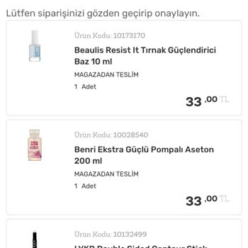 Gratis Ürün Hazırlanıyor Yazısı