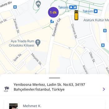 Getir Taksi Sürücüsü Fazla Para İstedi