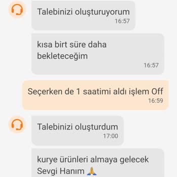 Trendyol GO Showmar Market 4 Eksik Ürün Teslimini Halletmiyor.