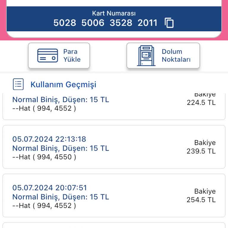 EGO Genel Müdürlüğü EGO Kartımı Kaybettim Hesabımdaki Paranın İadesi İstiyorum