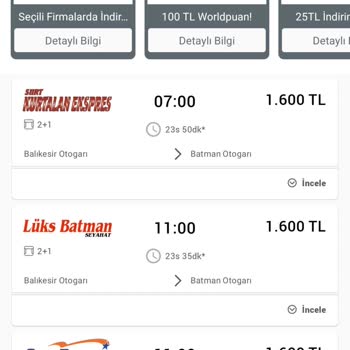 Obilet Uygulamadaki Hata Nedir