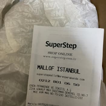SuperStep Kusurlu Ürün Satıldı