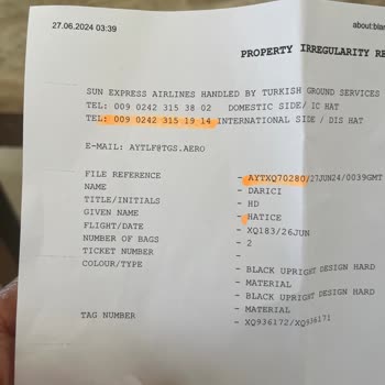 Bagajhane Gecikmeli Bagaj Hakkı