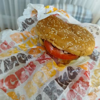Burger King Pişmanlıktır Vermiş Olduğum 2 Adet Menü