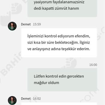 Bahis.com Haksız Yere Kazancımı Vermedi