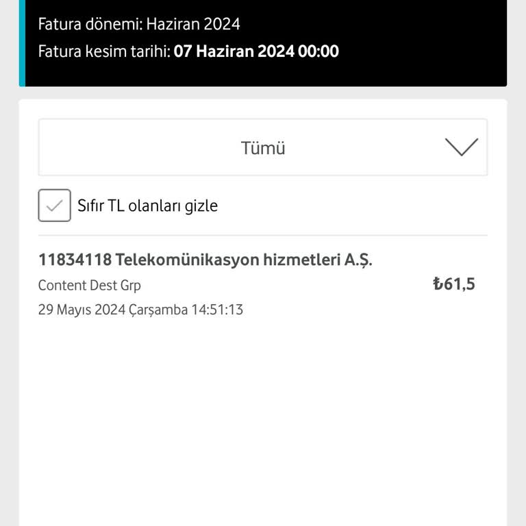 Vodafone Bilgim Dışındaki Üyelik