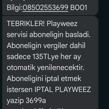 Türk Telekom İle Bağlantılı Olarak Playweez Abonelik Mağduriyeti